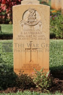 BEIRUT WAR CEMETERY - BANNERMAN, ERIC